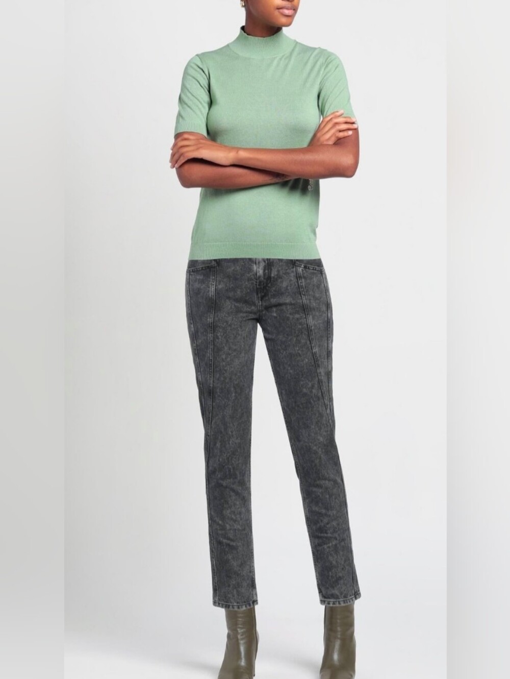 ISABEL MARANT black washed jeans